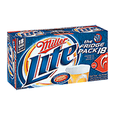 Miller Lite Beer Fridge Pack 12 Oz Left Picture